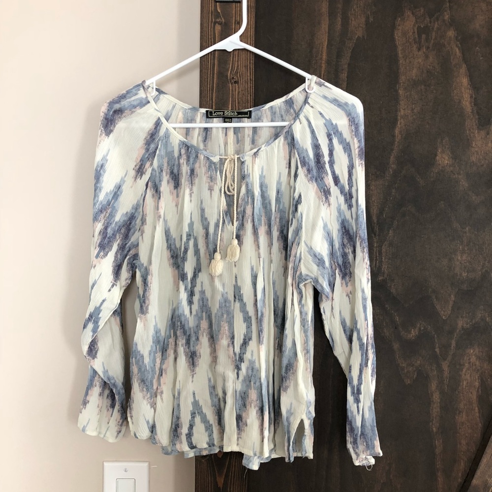Long-Sleeve Blouse